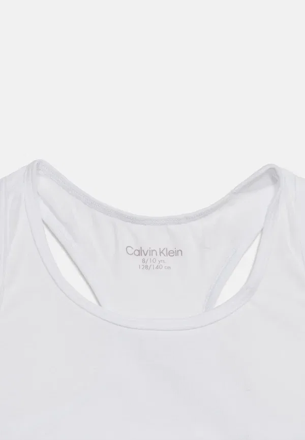 Бюстгальтер хлопковый 2 pack Calvin Klein Underwear, белый — фото 4