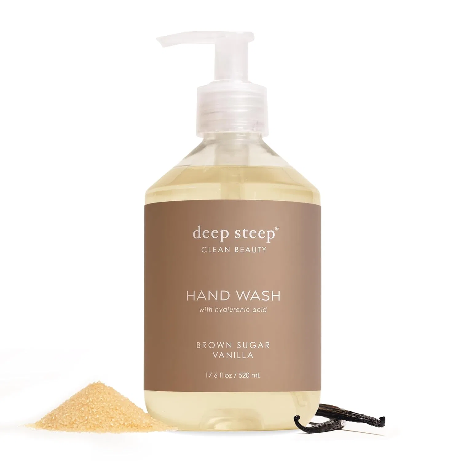 Жидкое мыло для рук Argan Oil, Deep Steep, 17.6 fl oz, Brown Sugar Vanilla