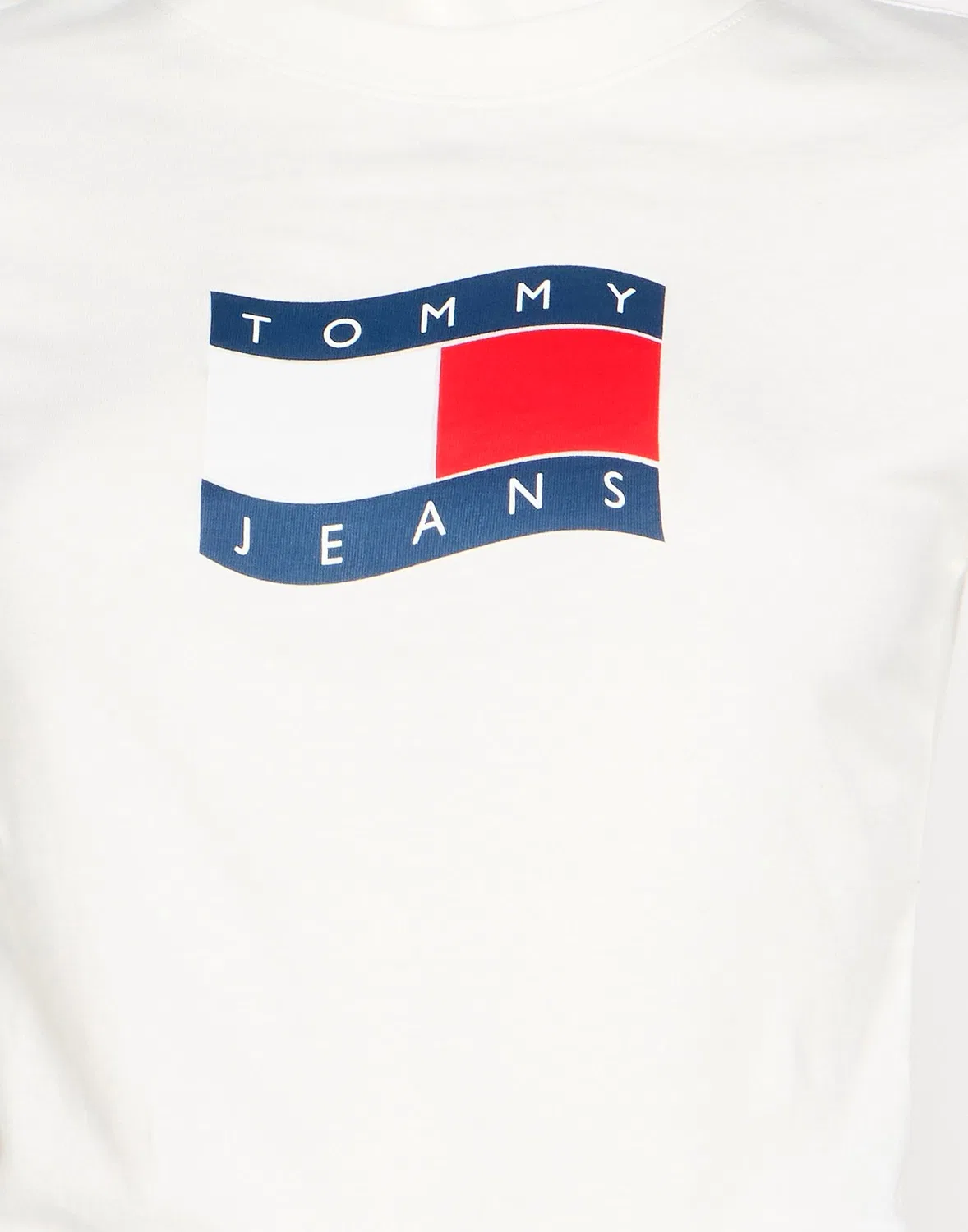Женская футболка с принтом Tommy Hilfiger, белый — фото 4