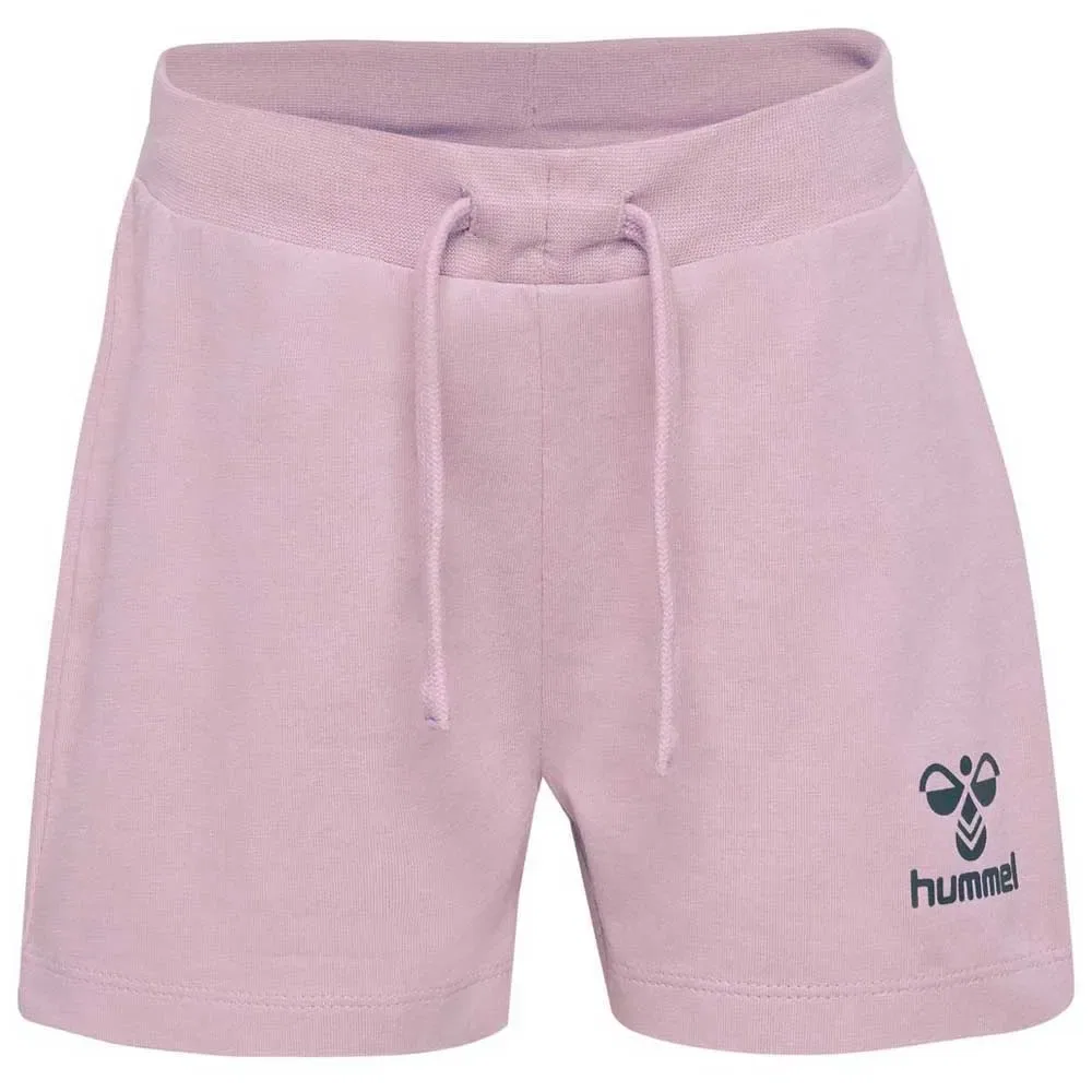 Детские шорты из синтетики с принтом Joc Hummel, Pink