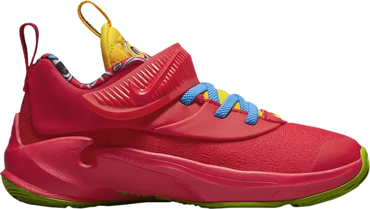 Кроссовки Nike UNO x Zoom Freak 3 SE PS '50th Anniversary - Red', красный — фото 2