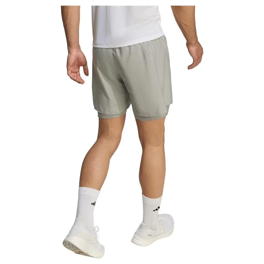 Шорты спортивные с длиной 21 см adidas Run Ess 21 S M JZ7775, Серый — фото 3