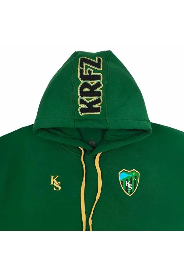 Детское худи с принтом Kocaelispor Licensed Kids' Hooded Sweatshirt Sportrun, Green — фото 3