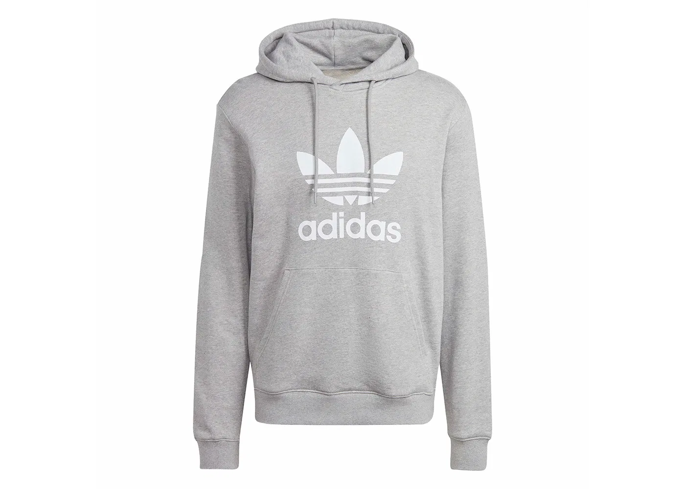 Мужская худи Trefoil Adidas, Medium Grey Heather
