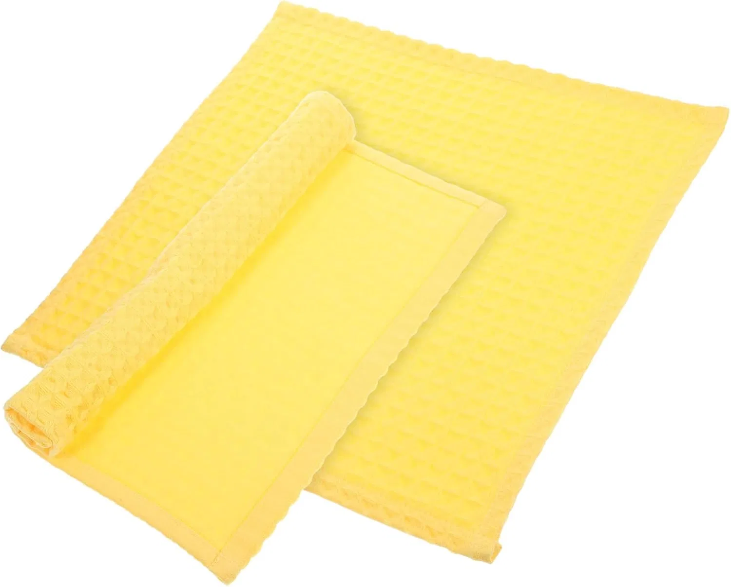 Набор полотенец из хлопка Baluue, 2 шт, 35x35 см, Yellow