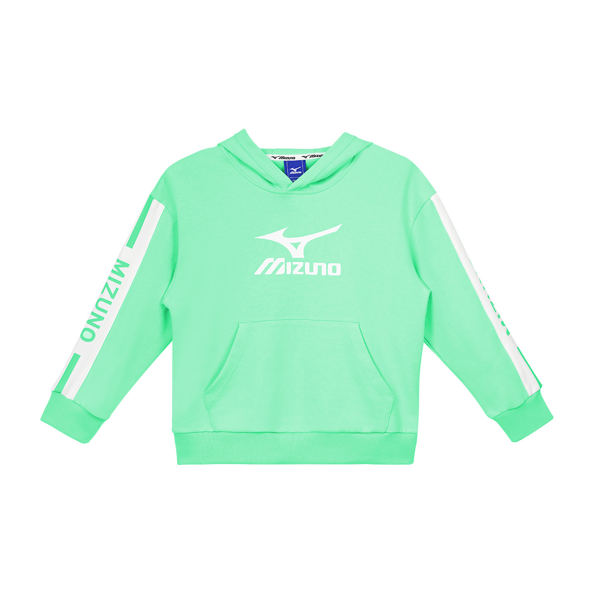 Свитшот для детей 3-7 лет Mizuno, мятно-зеленый — фото 4
