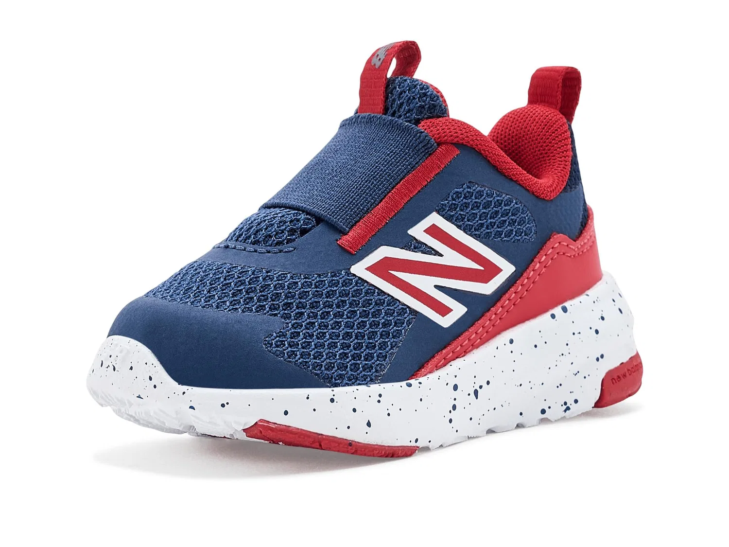 Кроссовки 468 Slip-On (для младенцев и малышей) New Balance Kids, NB Navy/True Red