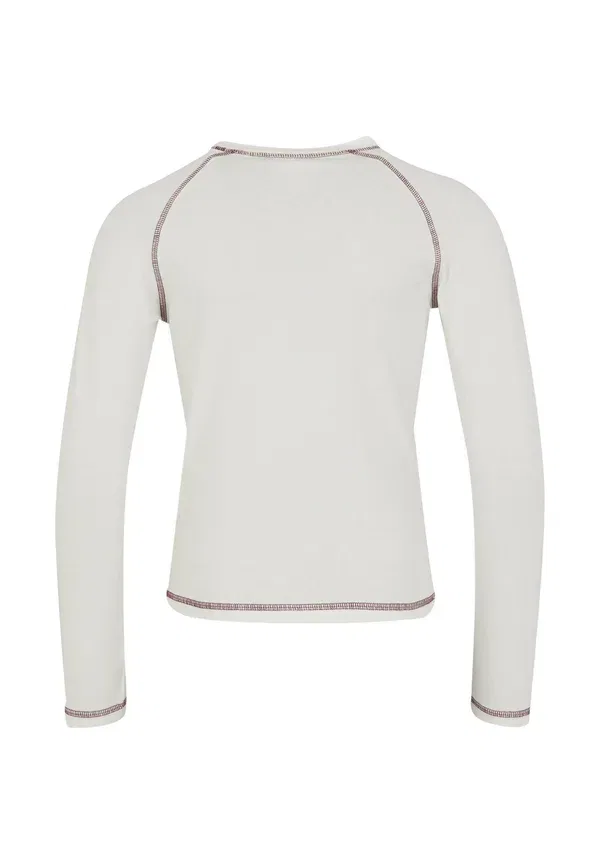 Лонгслив контрастный Contrast longsleeve Urban Classics, offwhite, белый — фото 2