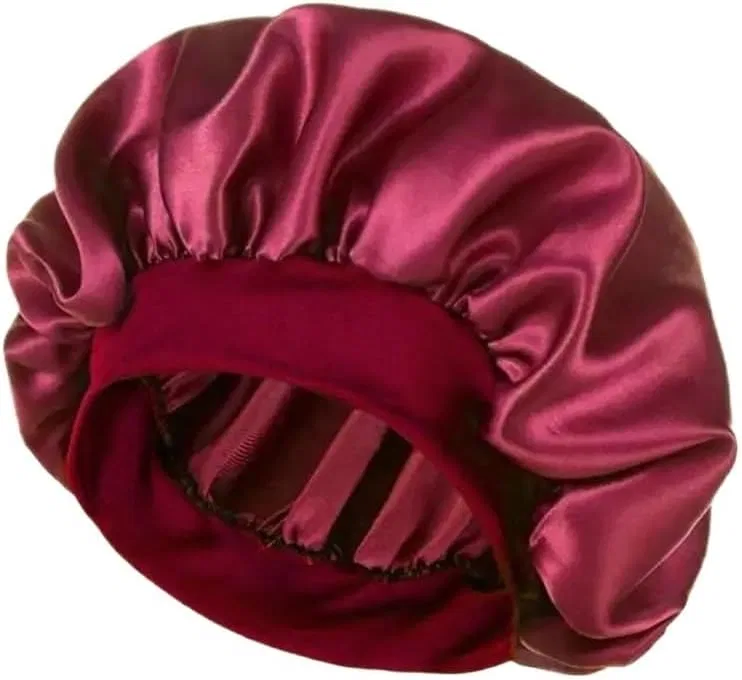 Чепчик для сна YGMNQAL, Wine Red, 1 шт