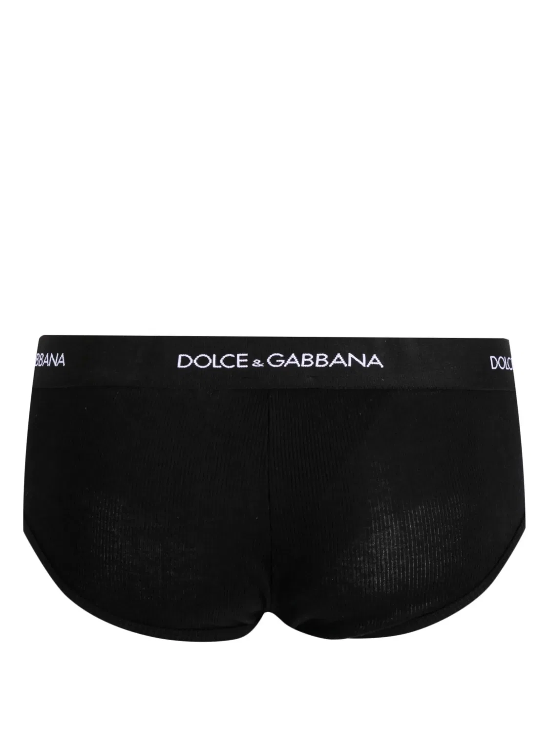 Брифы с логотипом на резинке Dolce & Gabbana, черный — фото 2