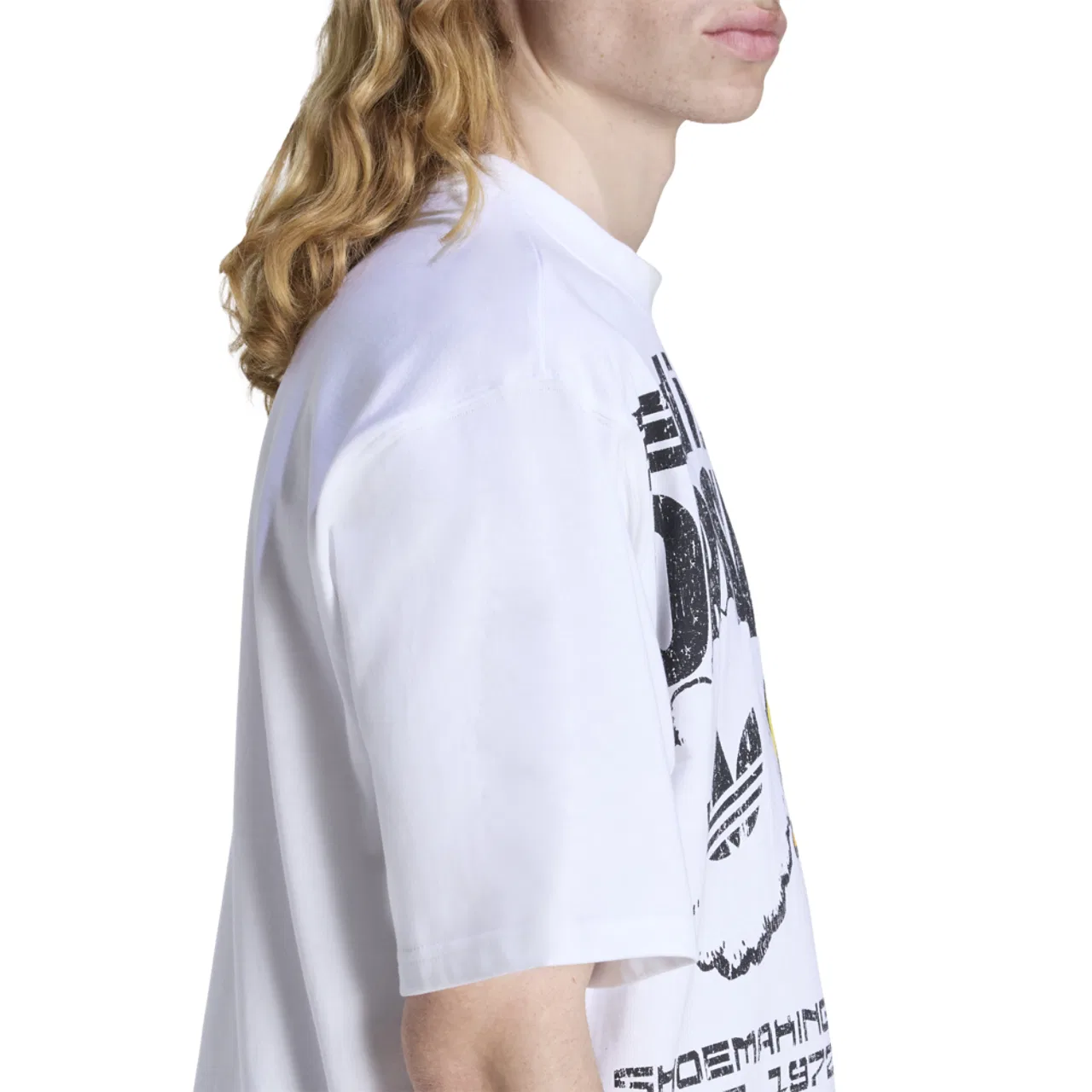 Футболка мужская Duck Graphic Adidas, цвет White/Yellow/Yellow/Yellow — фото 4