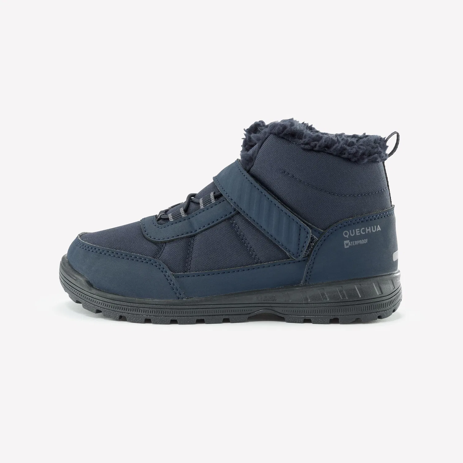 Детские зимние ботинки с мембраной SH100 Quechua, Kosmosblau Kosmosblau Silbergrau