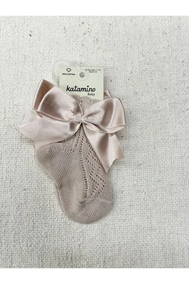 Детские носки-следки с принтом Pixel Mesh Katamino, Rose Dried