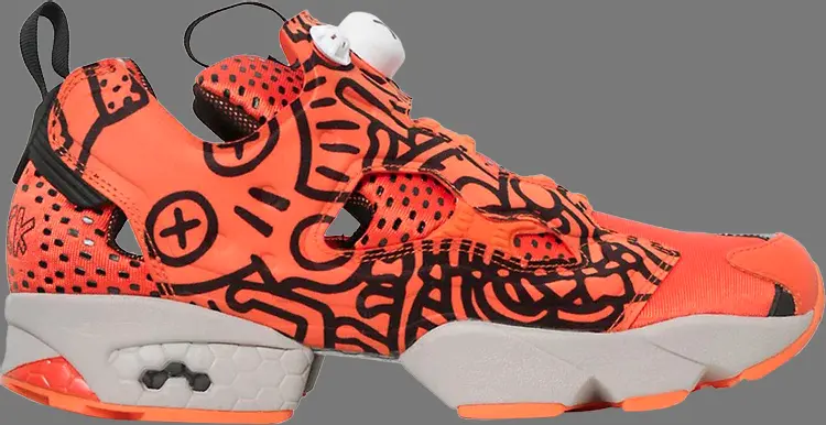 

Кроссовки keith haring x instapump fury 'orange black Reebok, апельсин, Оранжевый, Кроссовки keith haring x instapump fury 'orange black Reebok, апельсин