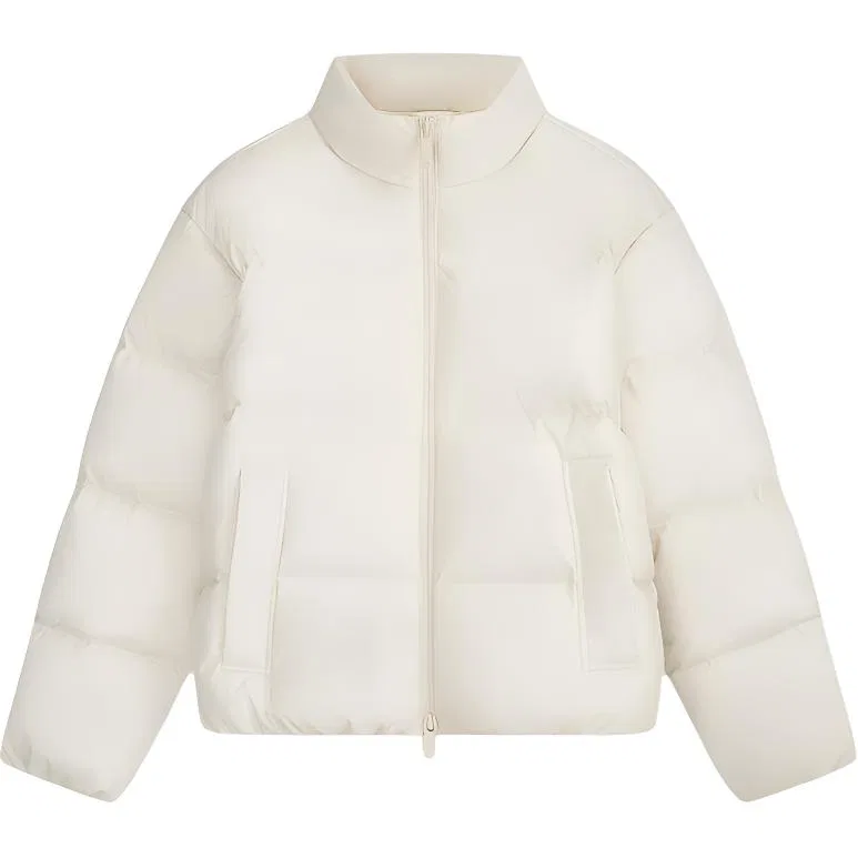 Мужское пальто-пуховик со стойкой Calvin Klein, PAS-Cream White