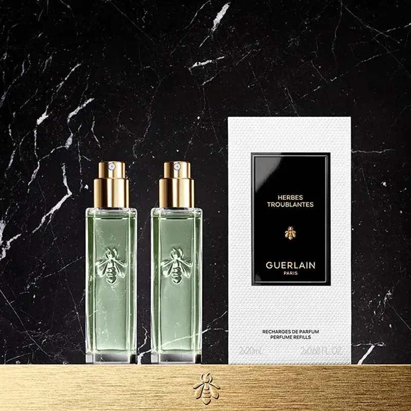 Набор пробников парфюмерной воды Cold And Refreshing Grass, GUERLAIN, 20 мл x 2, Lemon Orange Blossom, Floral Fruity — фото 3