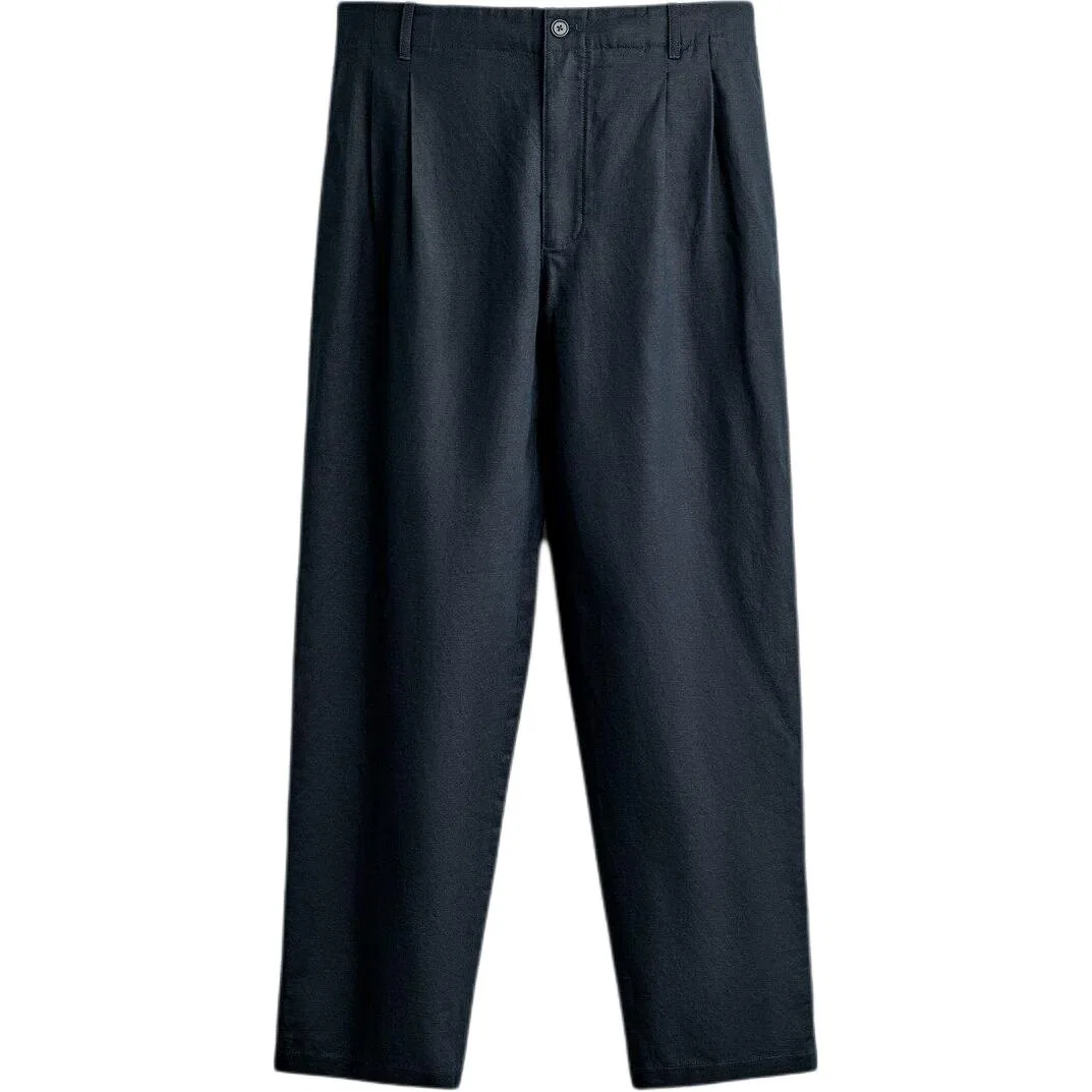 Мужские брюки повседневные среднего прямого кроя Deep Sea Blue ZARA, Deep Sea Blue