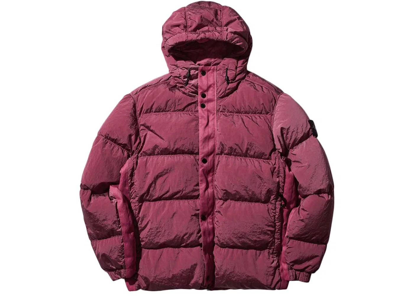 Мужская куртка с капюшоном из нейлона с металлическим эффектом Stone Island, Rose Quartz