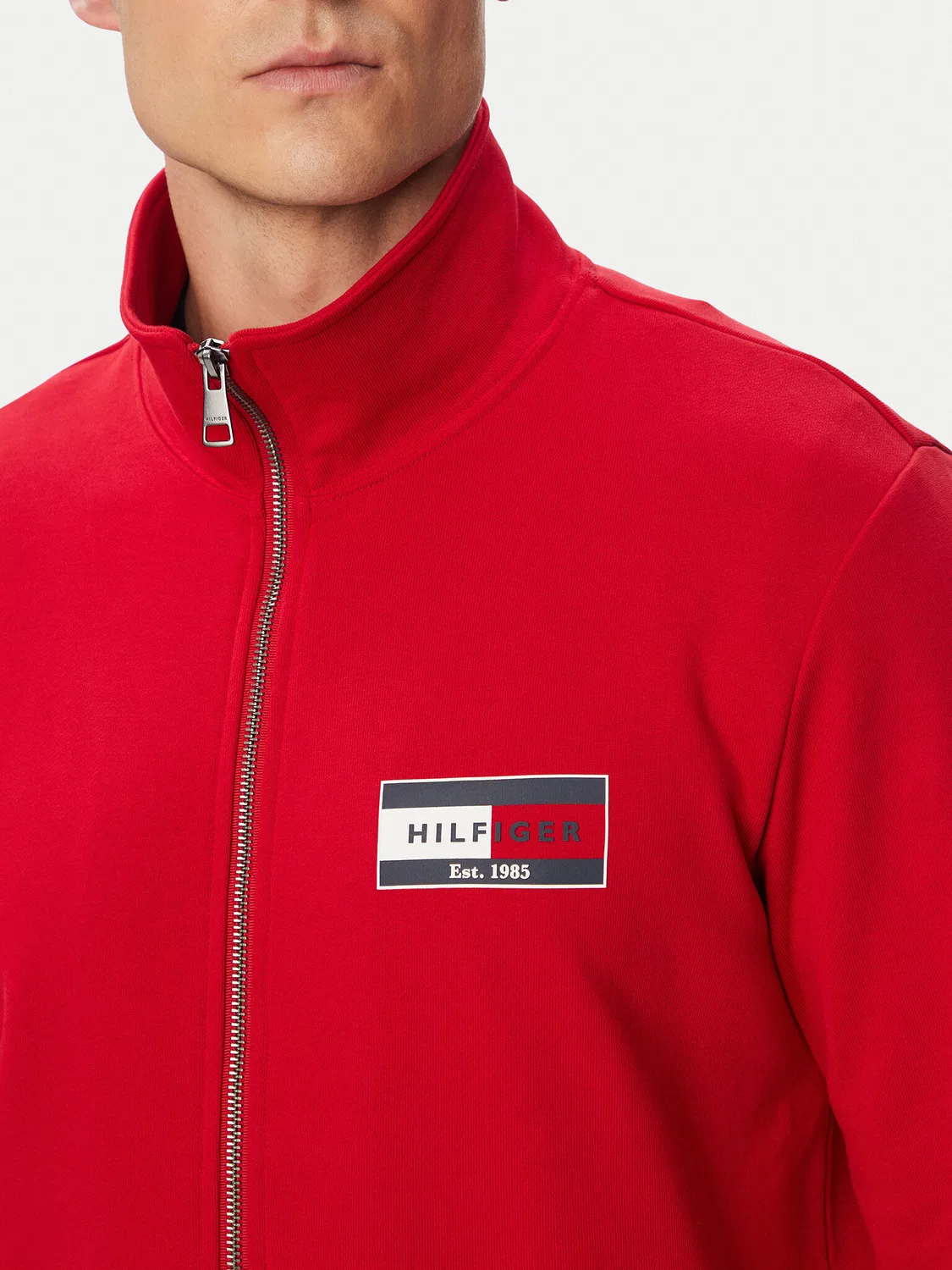 Мужская толстовка стандартного кроя Brand Love Tommy Hilfiger, красный — фото 4