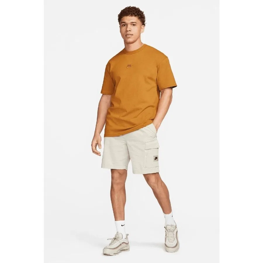 Футболка свободного кроя Nike Premium Essential Sust Unisex Loose Fit Tee, Горчичный — фото 4