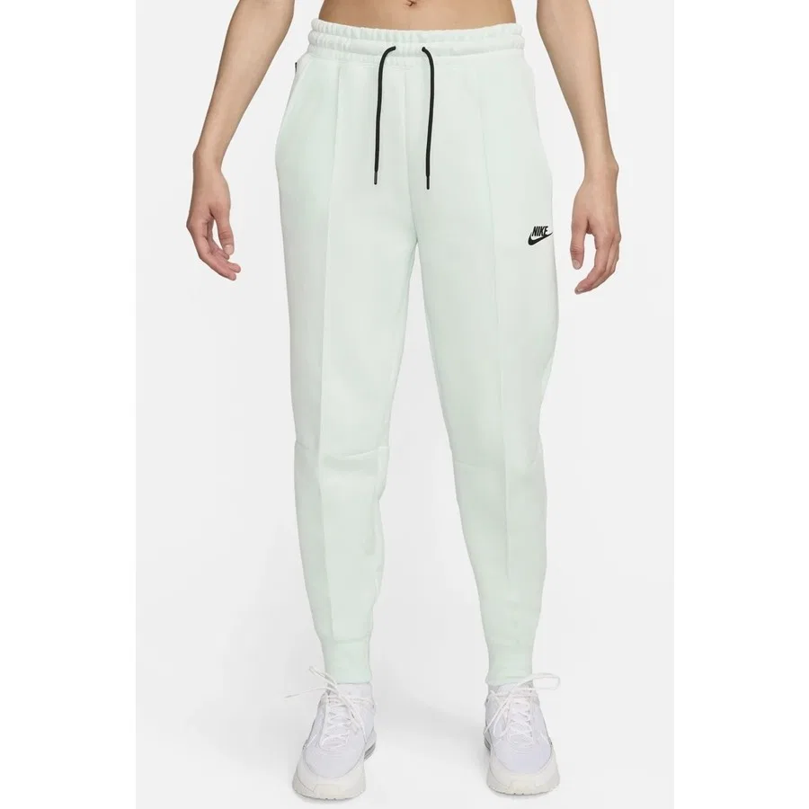 Женские спортивные брюки с принтом Tech Fleece Nike, Светло-зеленый