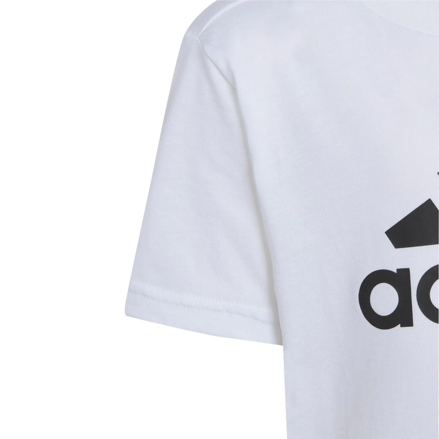 Детская футболка с принтом Essentials Logo Tee Adidas, Weiss Schwarz — фото 4