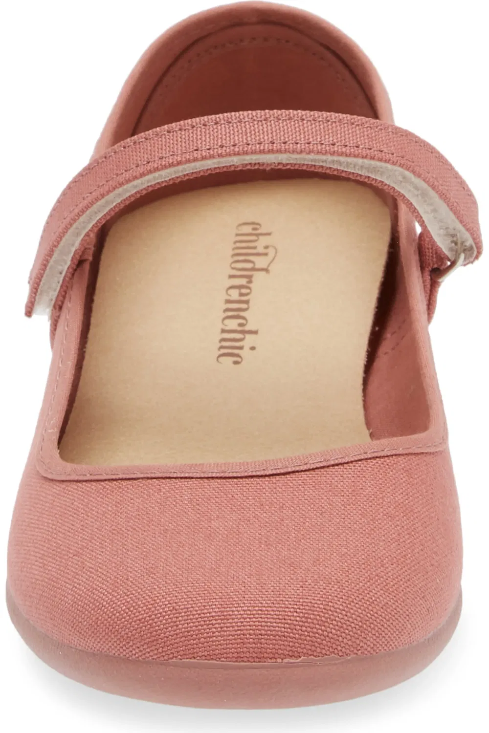 Детские кеды-Мэри Джейн на липучке из парусины CHILDRENCHIC, Rosewood Canvas — фото 4