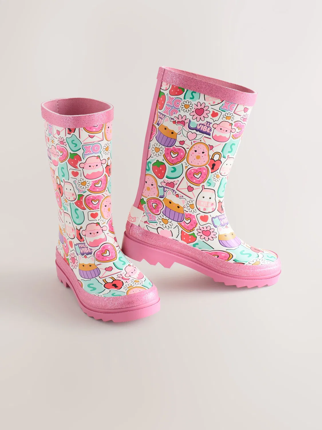 Резиновые сапоги Squishmallows Wellies Next, розовые