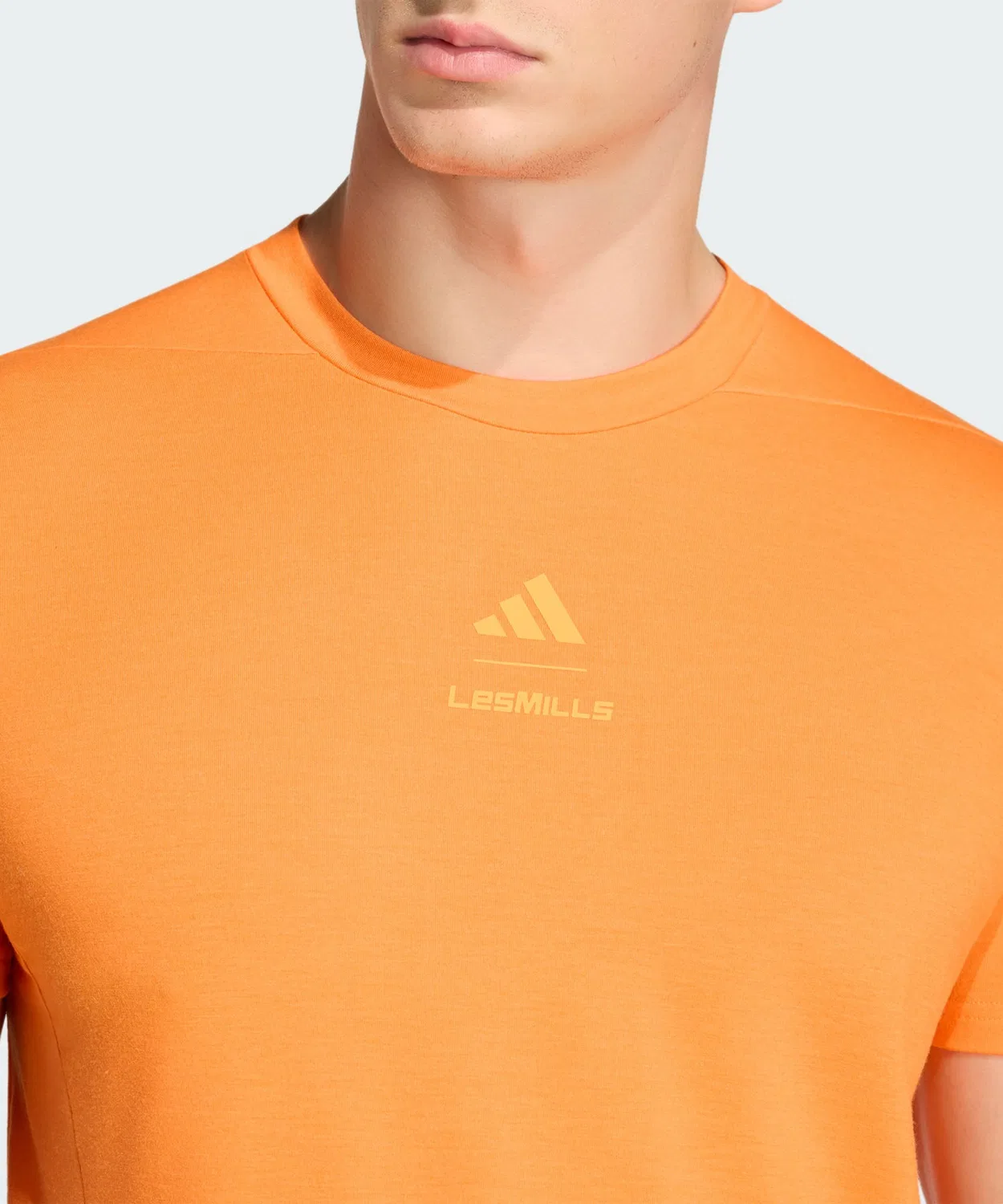 Мужская футболка с принтом Les Mills Adidas, Orange — фото 4