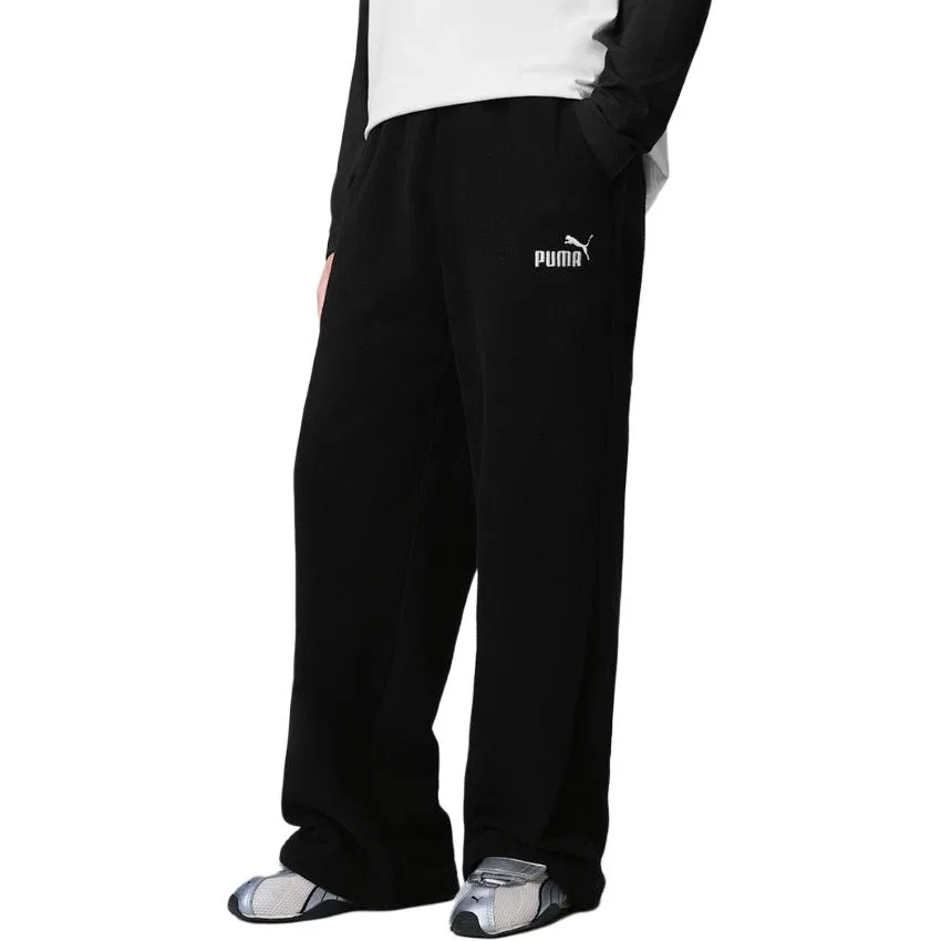 Детские штаны из футера PUMA, Black 90001 — фото 3