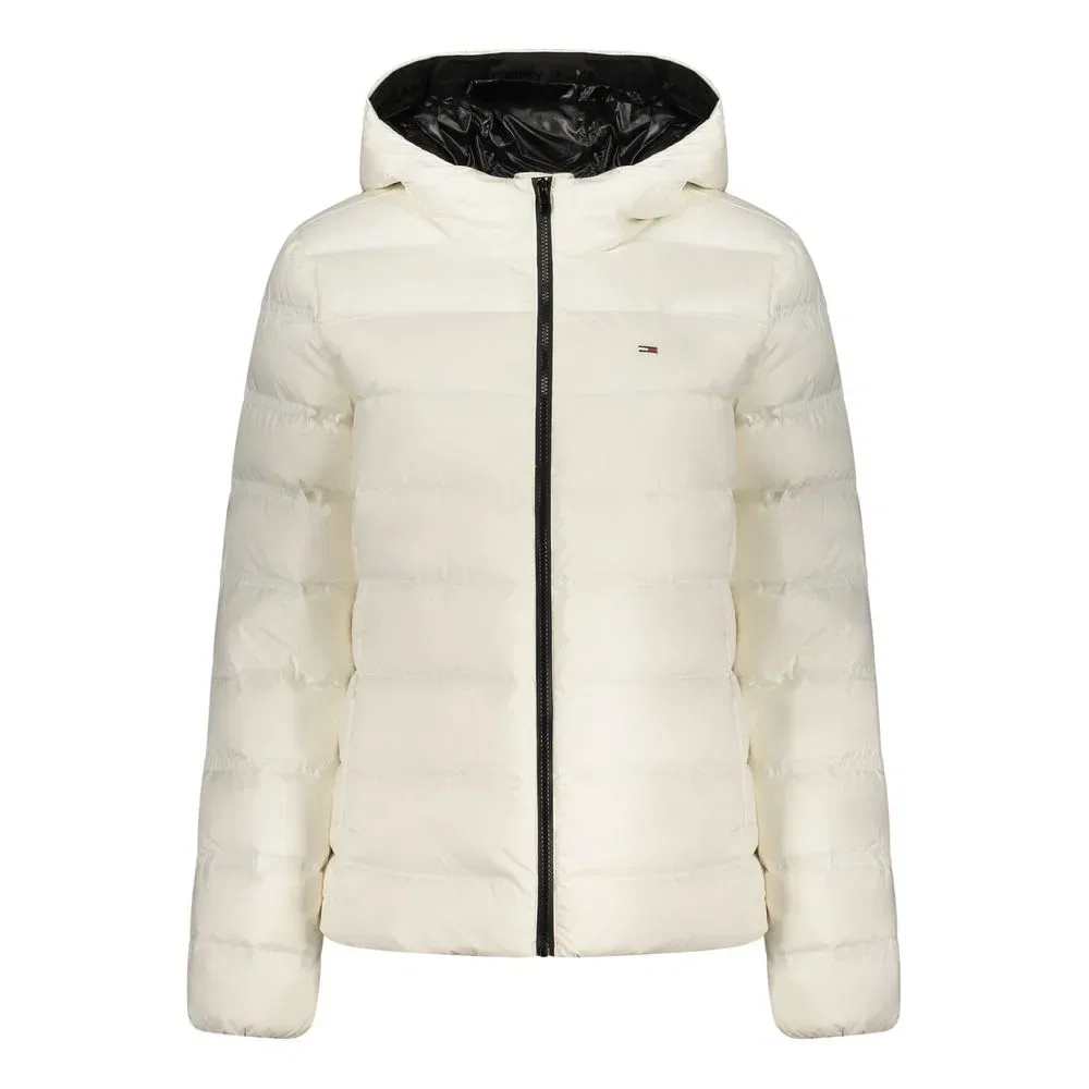 Женская куртка с капюшоном на молнии Tommy Hilfiger, White