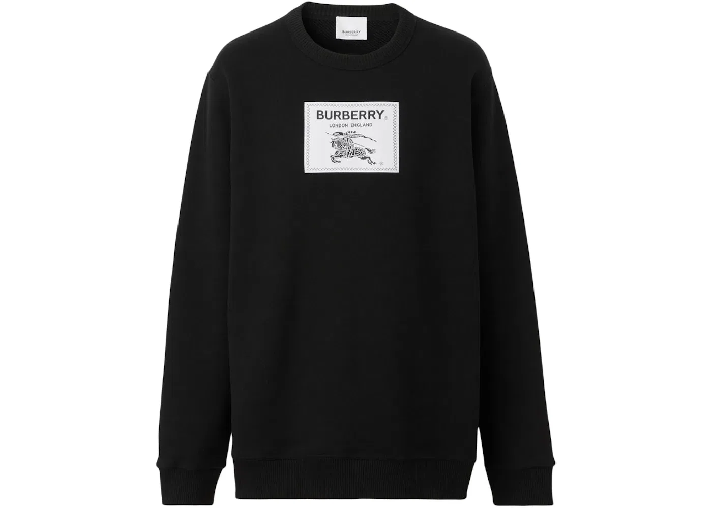 Мужской свитшот с круглым вырезом Burberry, Black