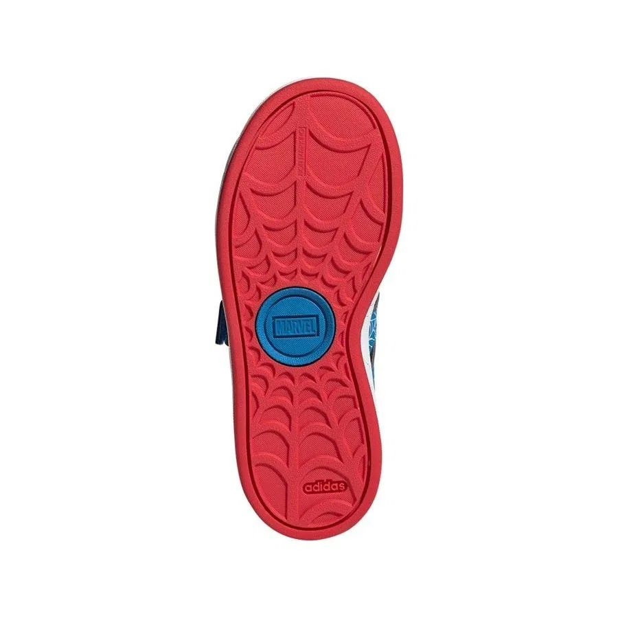 Детские кроссовки с дизайном Spider-Man GRAND COURT SPIDER-MAN EL K adidas, Синий — фото 4