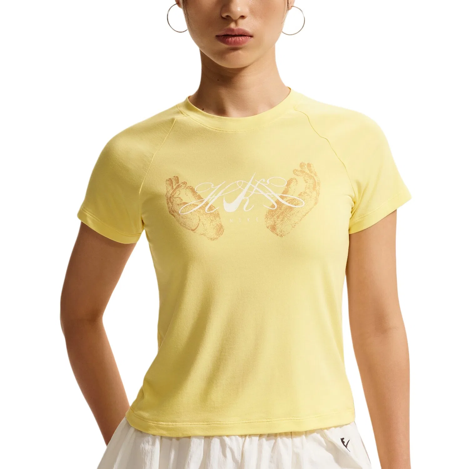 Женская футболка Nike Moon Shoe, Soft Yellow