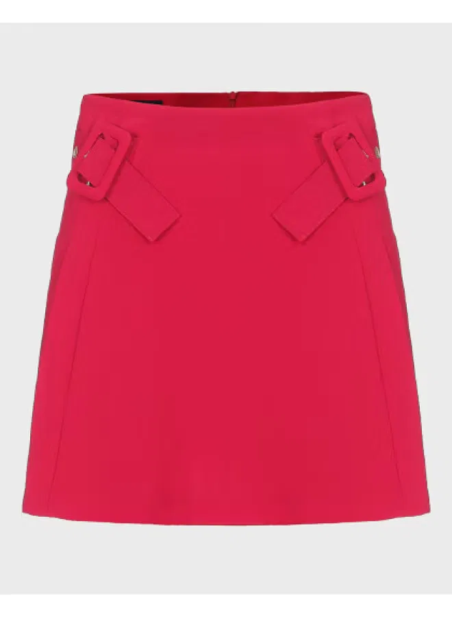 Юбка мини плиссированная трапеция Zara, розовый
