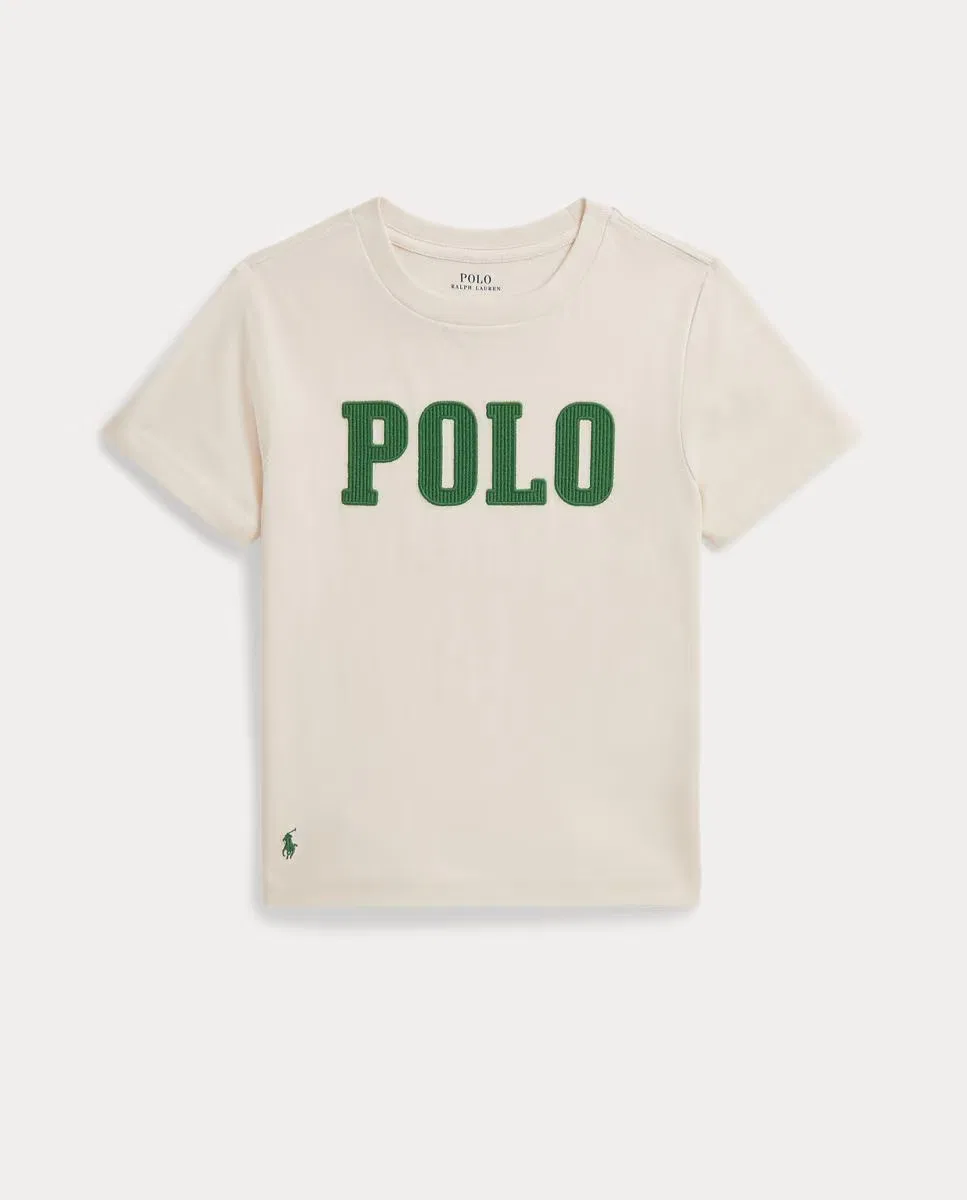 Футболка из хлопка, Unisex Logotipo, Polo Ralph Lauren, кремовый — фото 4