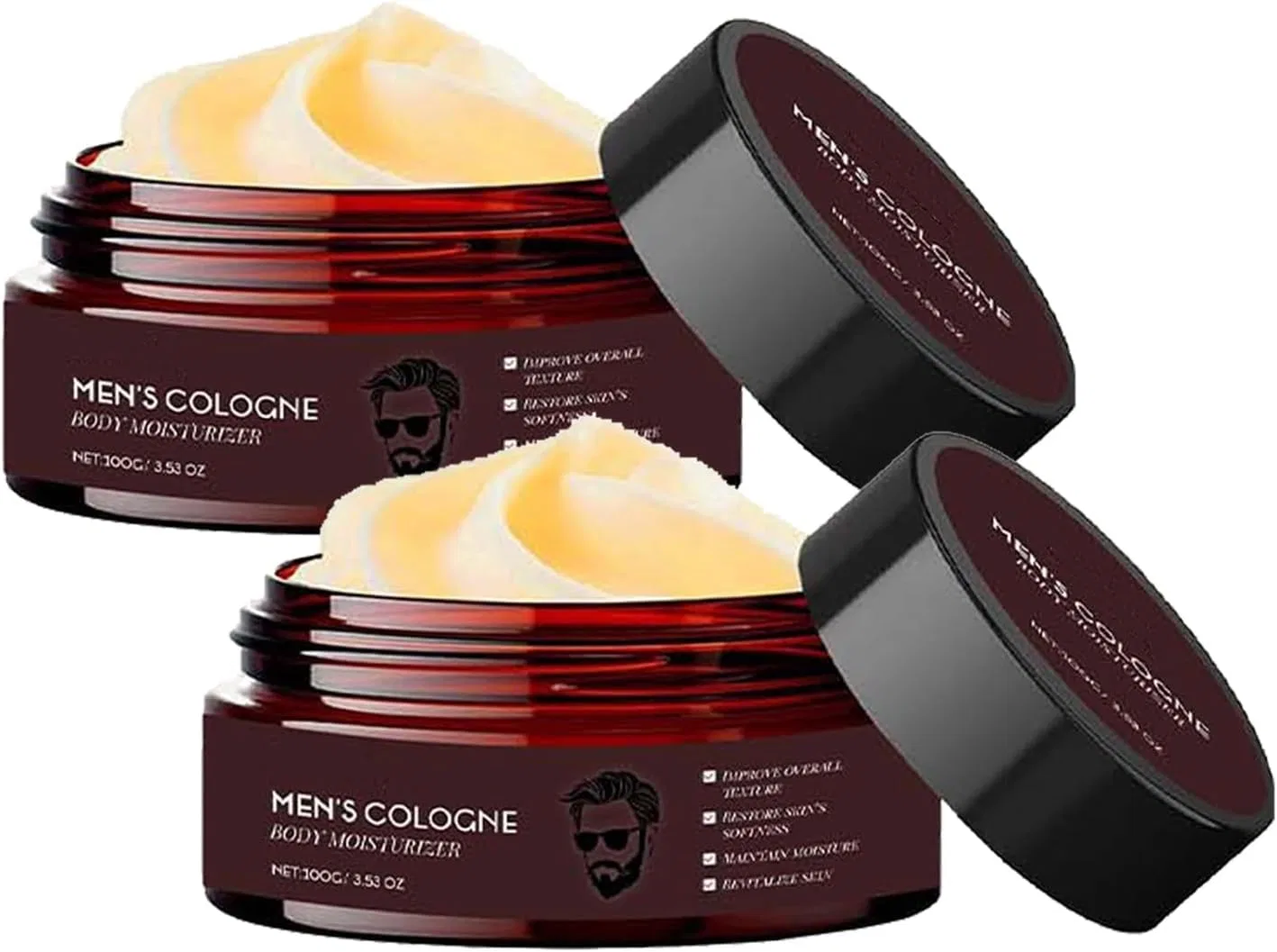 Масло для тела для мужчин, ароматизированный увлажняющий крем, 100g Generic