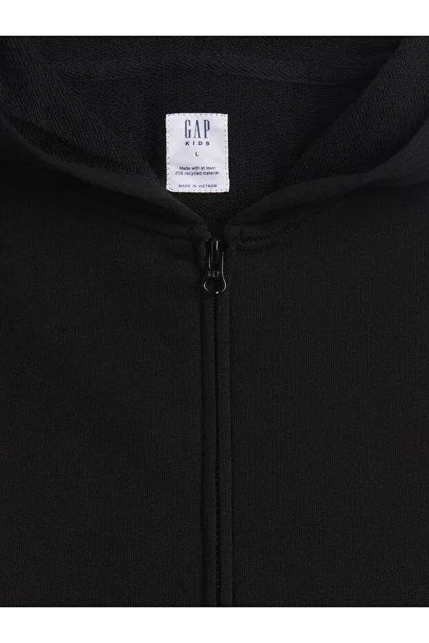 Детские свитшот для мальчиков на молнии Gap, Black-002 — фото 2