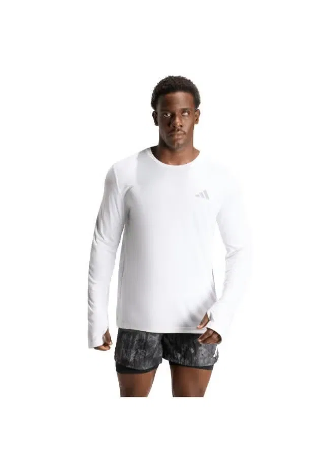 Лонгслив с длинным рукавом Adi365 Running Essentials Adidas, белый