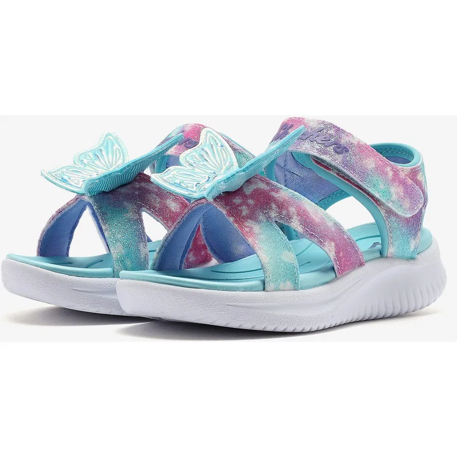 Сандалии с подсветкой Butterfly Brites Skechers, Сине-разноцветный
