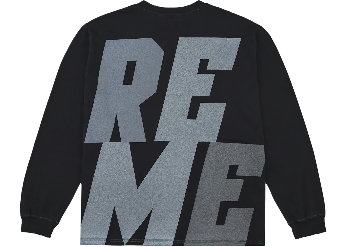 Мужская футболка с длинным рукавом с отражающими деталями Supreme, Black — фото 2