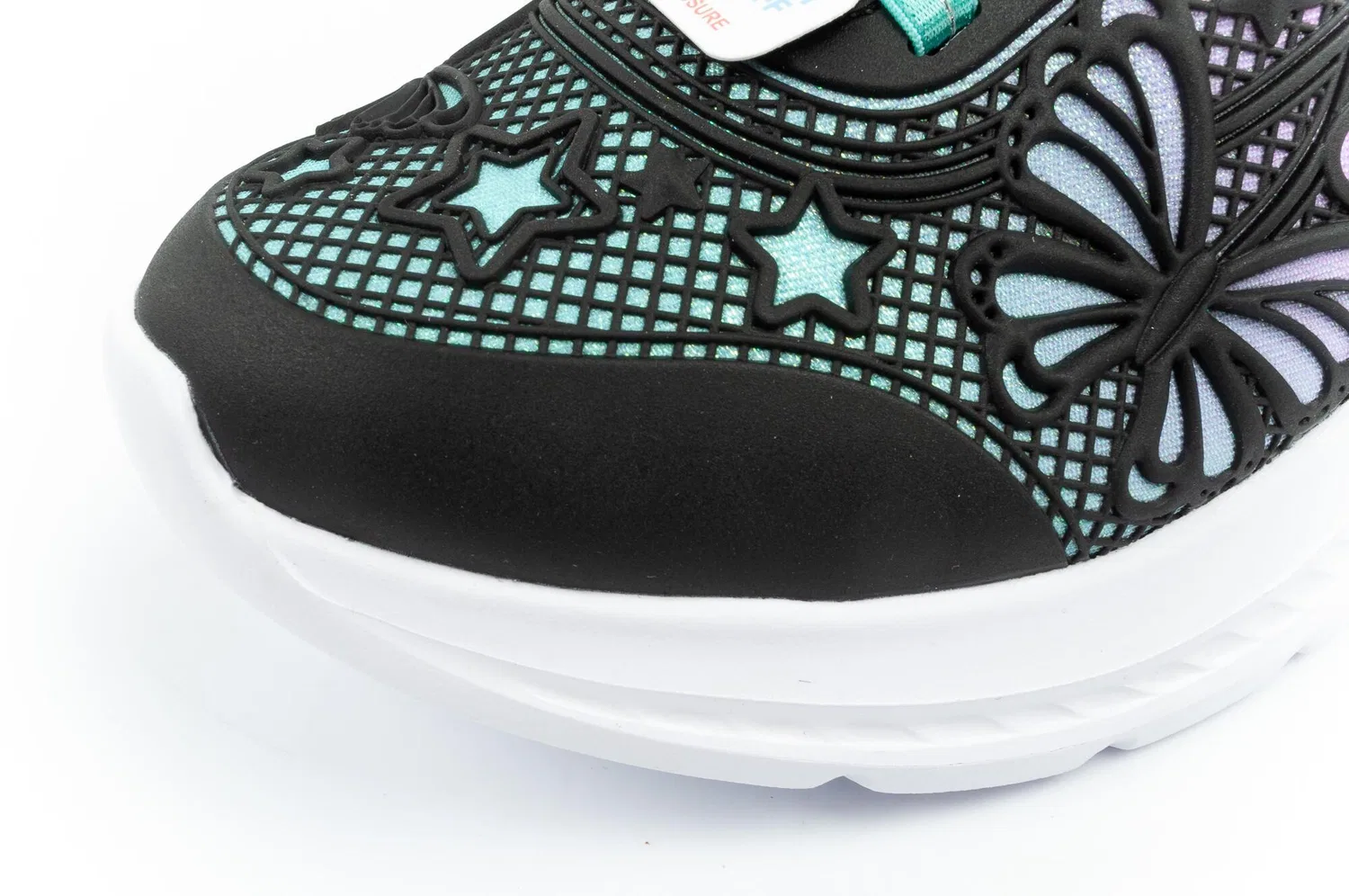 Детские спортивные кроссовки для девочек Jumpsters Skechers, Schwarz Bunt — фото 4