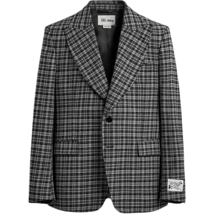 Мужской деловой костюм с моделью Harry Lambert FW25, ZARA, Gray