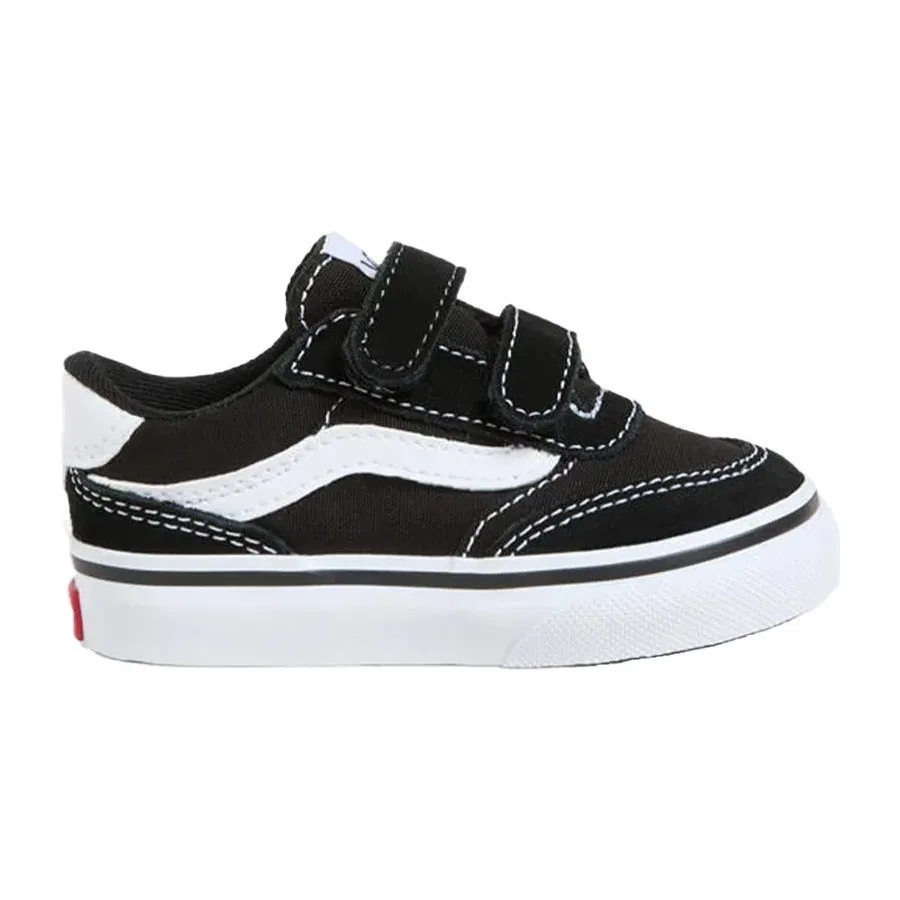 Кроссовки детские с липучками Brooklyn Ls V Vans, Черный