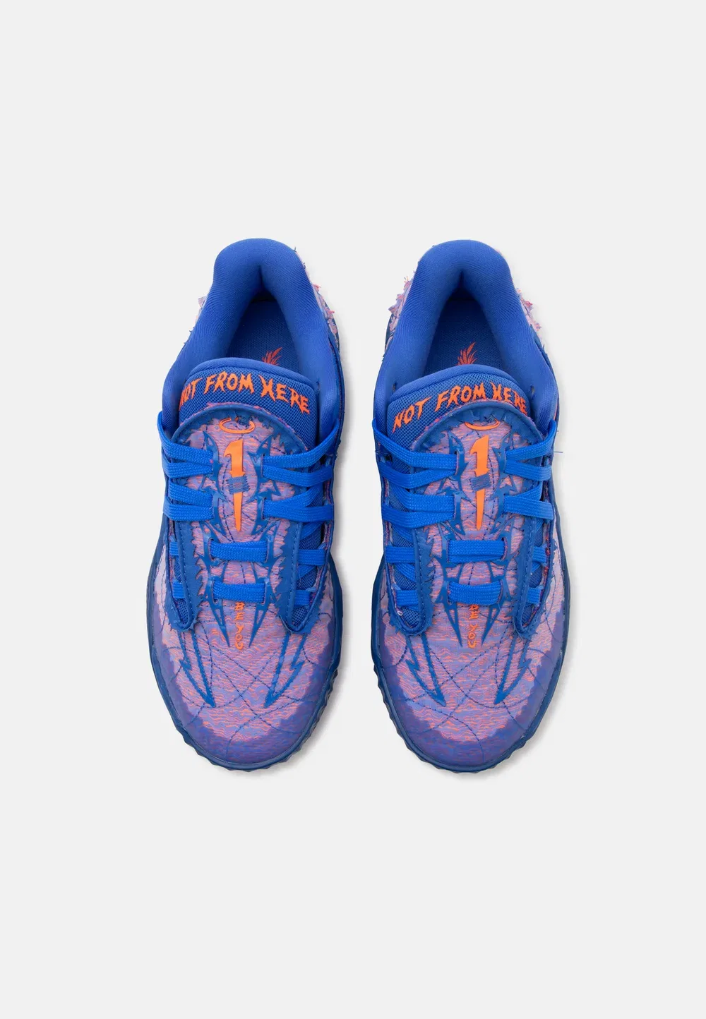 Mb05 lo jr унисекс - баскетбольные кроссовки Puma, Bluemazing/Glowing Red — фото 4
