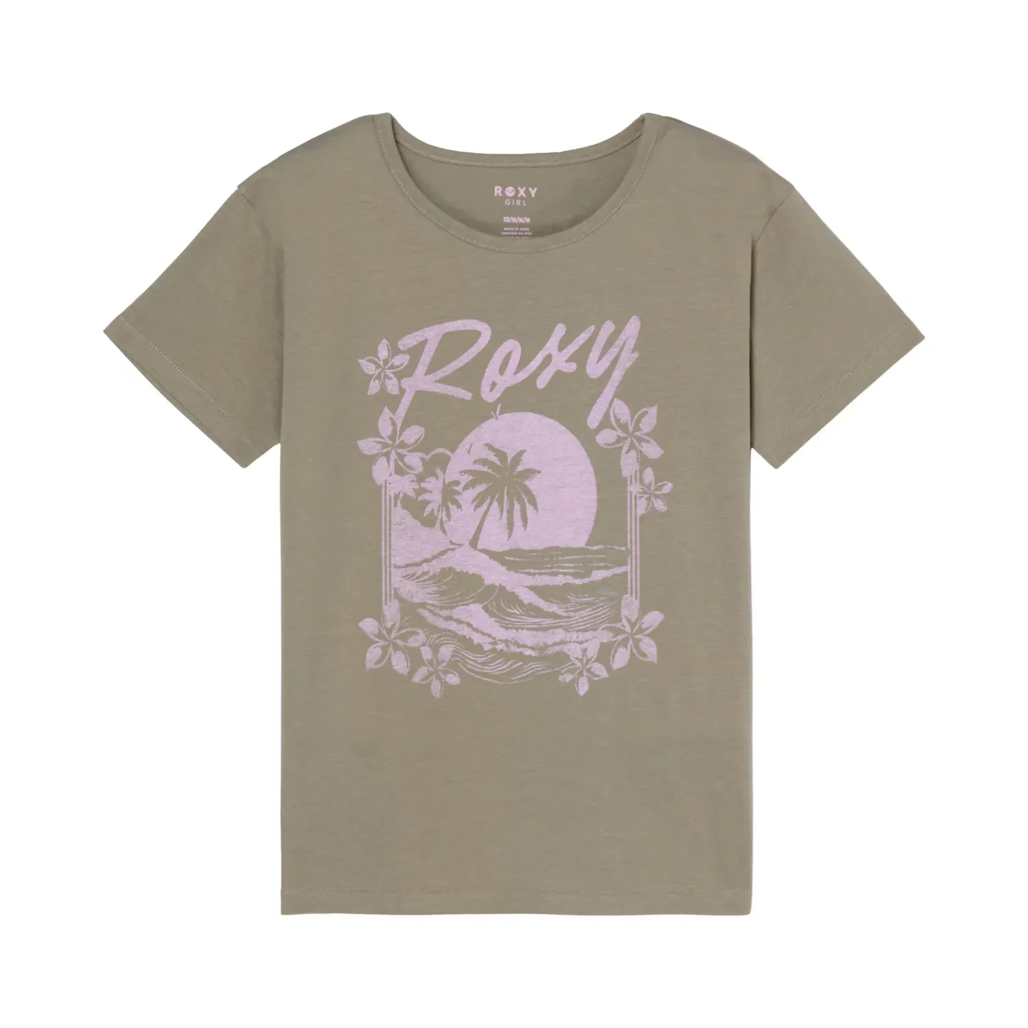 Детская футболка с принтом Lilyregular Night Vintage Roxy, Verde