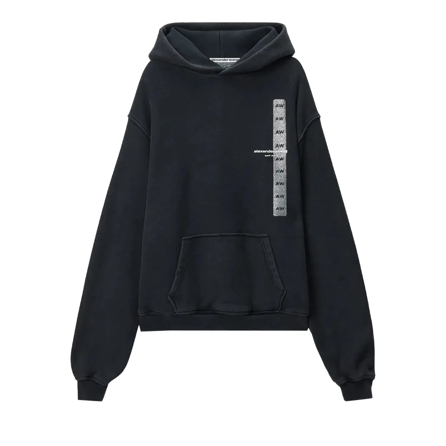 Худи с принтом Flasher Alexander Wang, Black
