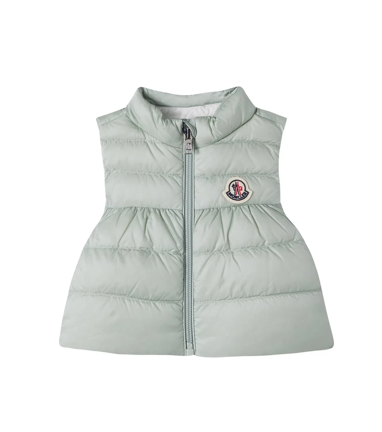 Детский пуховый жилет Moncler Enfant, зеленый