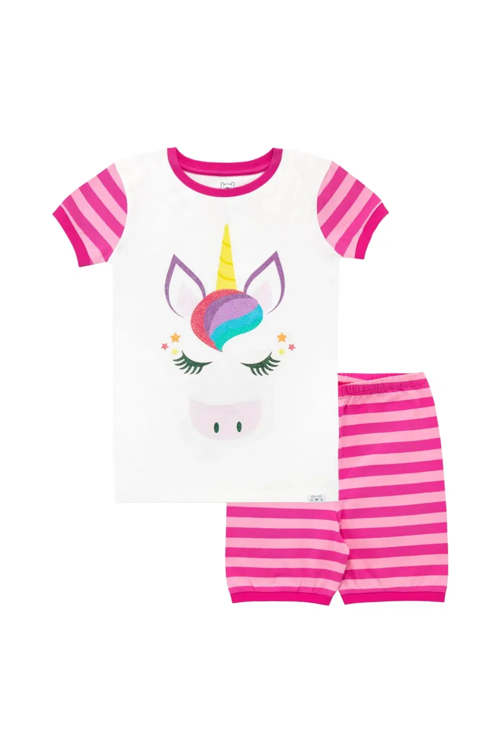 Детская пижама с принтом Unicorn Face Harry Bear, Pink