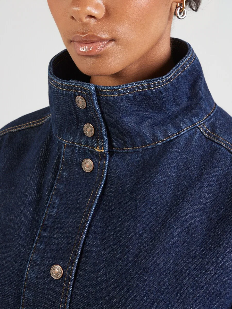 Куртка LEVI'S для межсезонья «Блузон-тракер» темно-синего цвета — фото 3